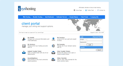 Desktop Screenshot of my.synhosting.com